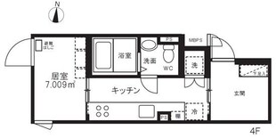 ミオテゾーロ哲学堂カーザの物件間取画像